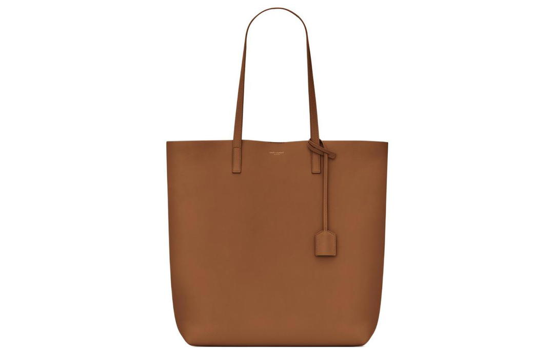 Saint Laurent Saint Laurent Cow Leather Tote Bag Shopping Bag Handbag Shoulder Bags Regular Women's Khaki