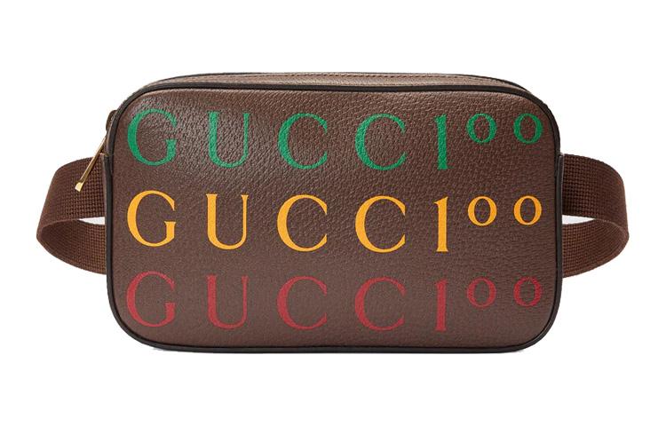 Gucci Gucci Leather Fanny Pack Sling Bag Shoulder Bag Crossbody Bag Unisex Brown