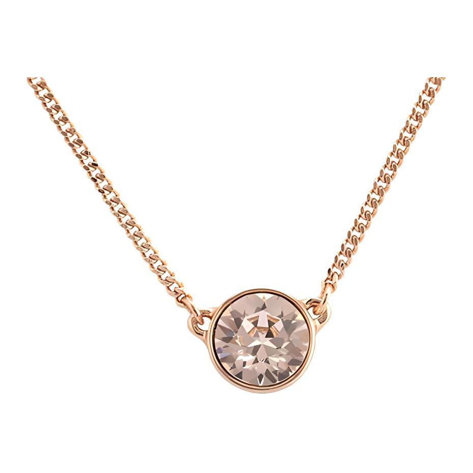 Givenchy Givenchy Crystal Necklaces Unisex Rose Gold