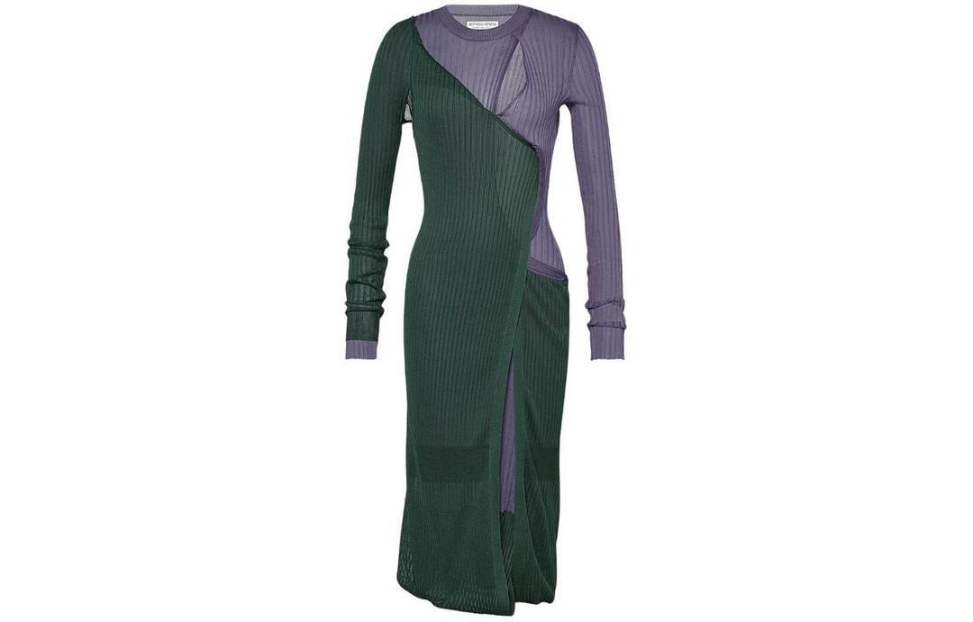 Bottega Veneta Bottega Veneta Long Sleeved Dresses Women's Multicolor
