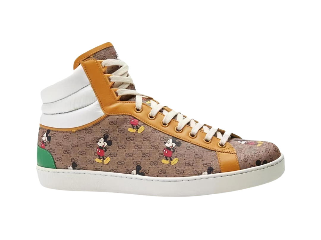 Gucci Gucci X Disney Mickey Mouse GG Sneakers Brown Yellow