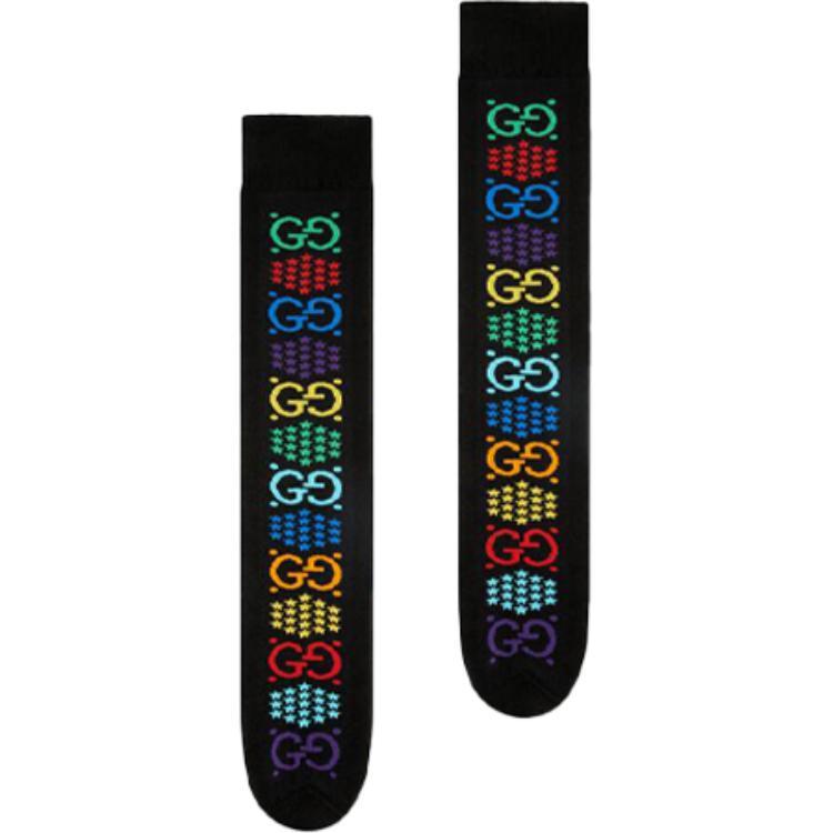 Gucci Gucci Knee High Socks Unisex 1 Pack Black