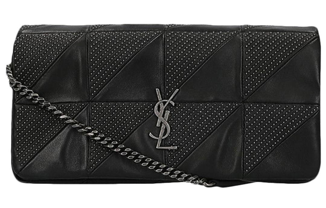 Saint Laurent Saint Laurent Cow Leather Shoulder Bag Chain Shoulder Bag Crossbody Bag Women's Black