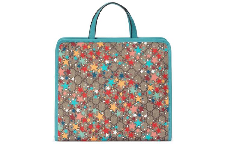 Gucci Gucci Canvas Tote Bag Shopping Bag Handbag Kids' Bags Kids' Ebony & Blue