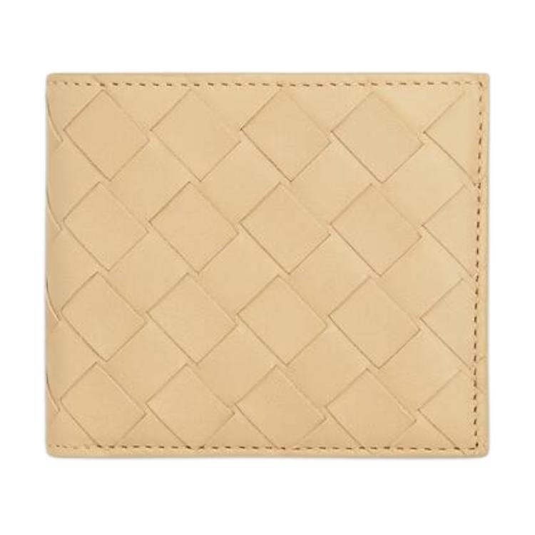 Bottega Veneta Bottega Veneta Calfskin Wallet Men's Beige