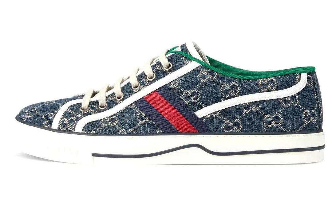 Gucci Gucci Tennis 1977 Sneakers Blue Ivory