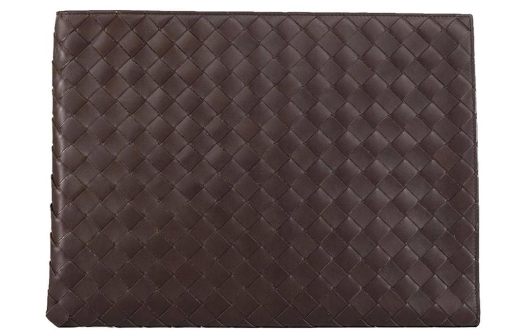Bottega Veneta Bottega Veneta Leather Clutch Medium Size Women's Brown