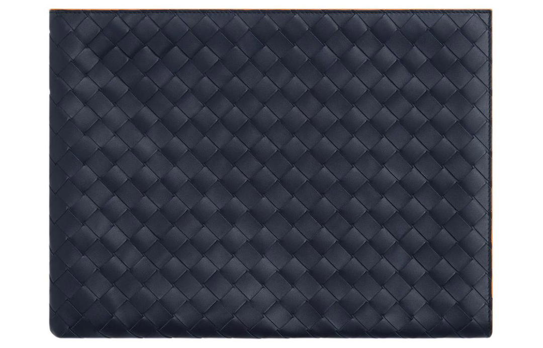 Bottega Veneta Bottega Veneta Calfskin Clutch Men's Space Color With Wood Melon
