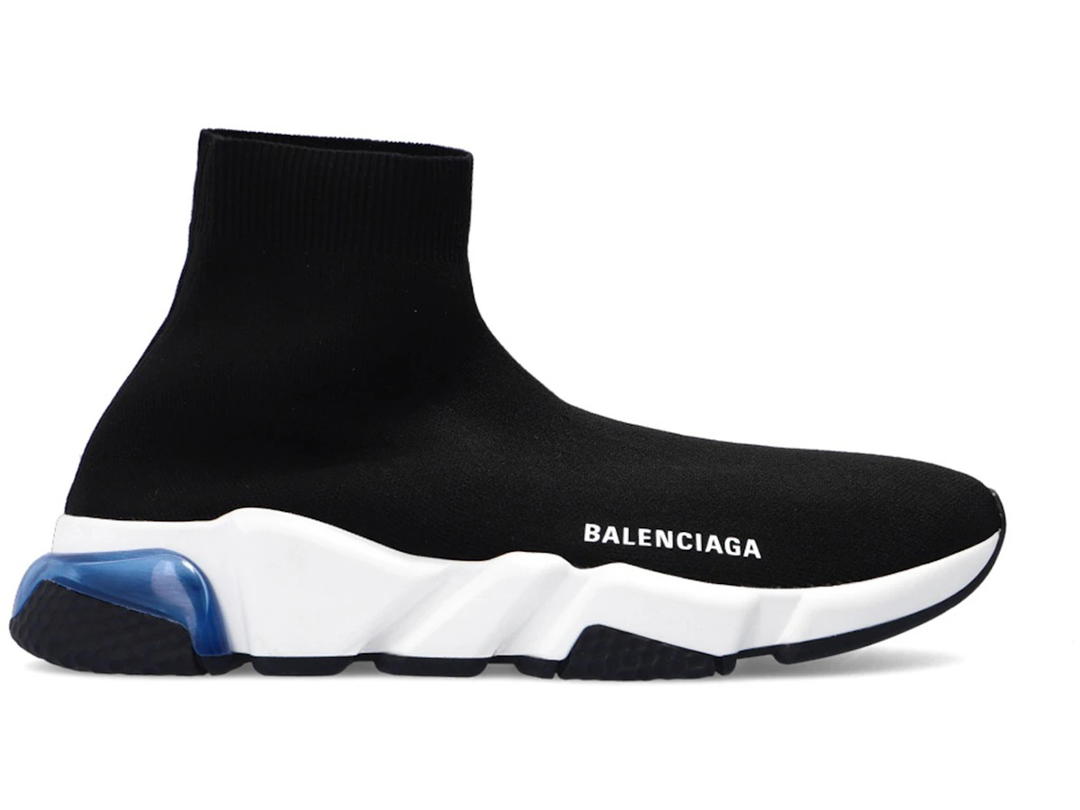Balenciaga Balenciaga Speed Trainer Black Blue Clear Sole