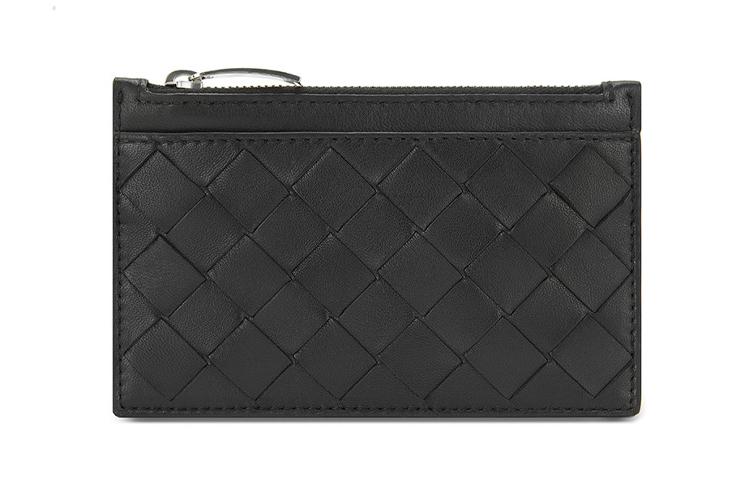 Bottega Veneta Bottega Veneta Sheepskin Coin Purse Key Pouch Wallet Women's Black