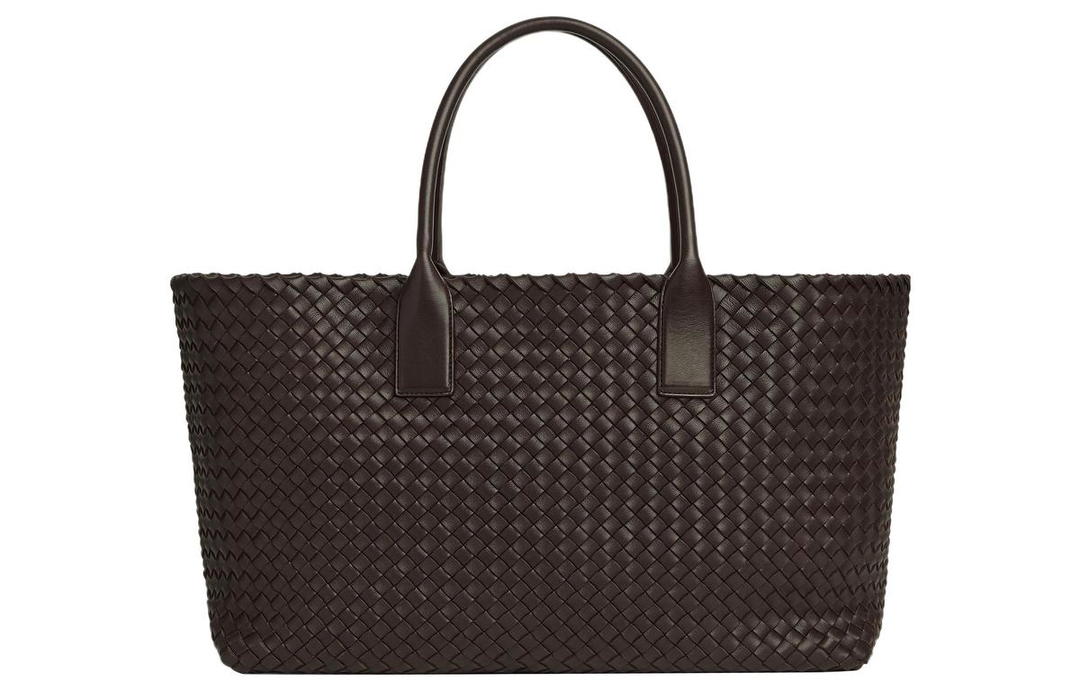 Bottega Veneta Bottega Veneta Sheepskin Tote Bag Shopping Bag Shoulder Bag Handbag Medium Size Women's Dark Brown