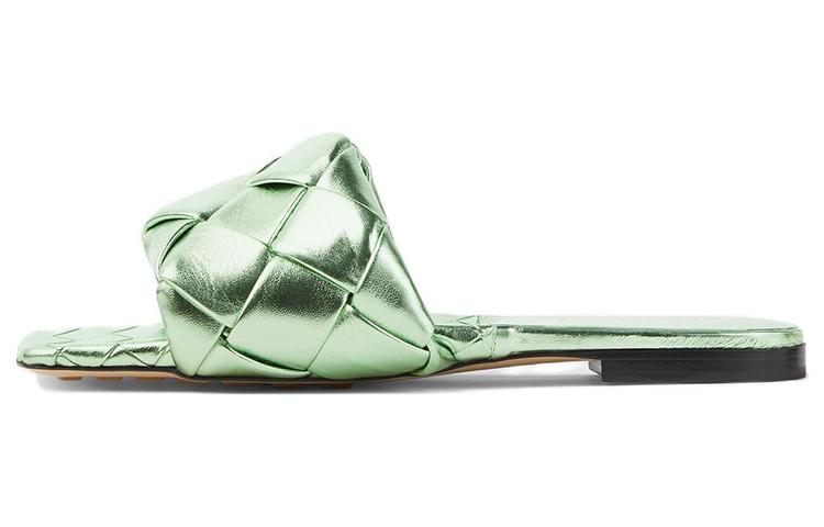 Bottega Veneta Bottega Veneta Slide Slippers Women's Green