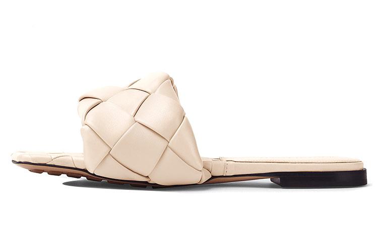 Bottega Veneta Bottega Veneta Slide Slippers Women's Beige