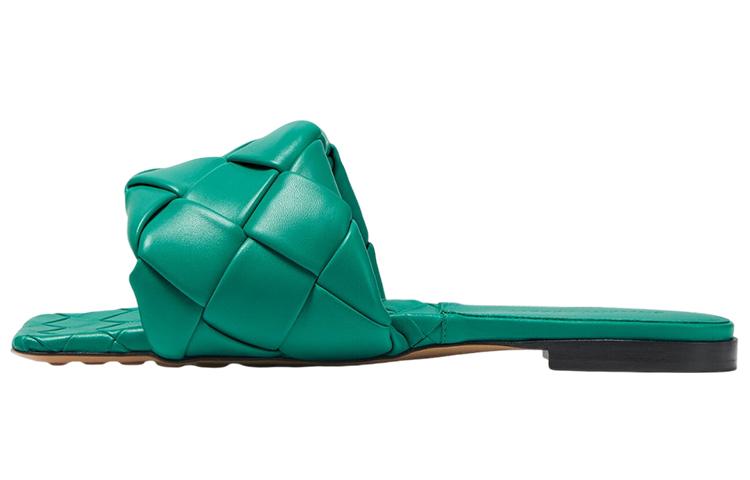 Bottega Veneta Bottega Veneta Slide Slippers Women's Dark Green