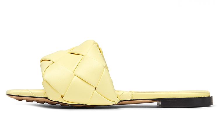 Bottega Veneta Bottega Veneta Lido Slide Slippers Women's Yellow