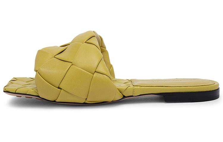 Bottega Veneta Bottega Veneta Lido Slip-Resistant Slide Slippers Women's Green