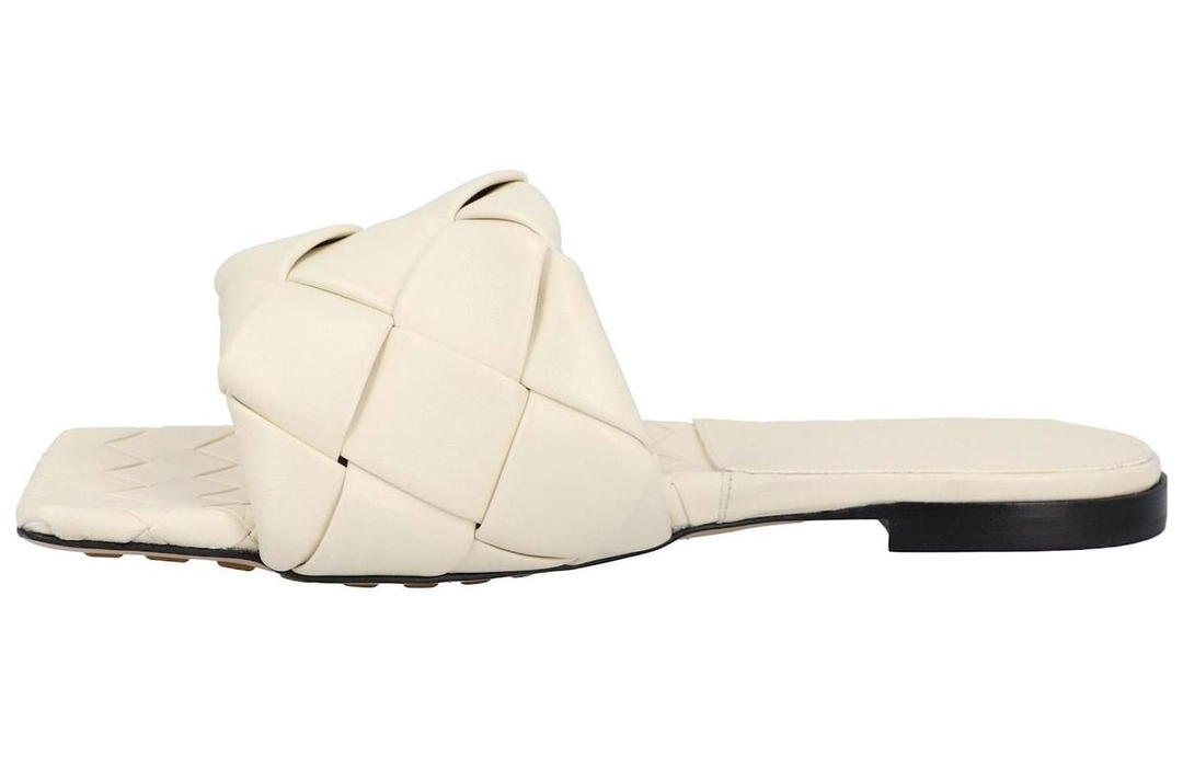 Bottega Veneta Bottega Veneta Slide Slippers Women's White
