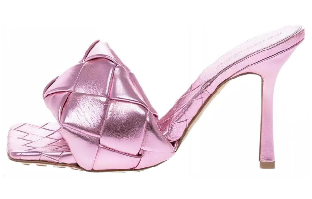Bottega Veneta Bottega Veneta Lido Slide Slippers Women's Pink