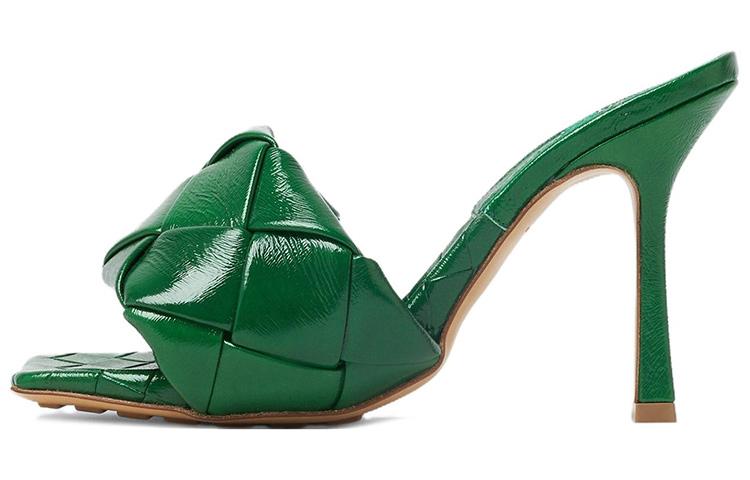 Bottega Veneta Bottega Veneta Lido Stylish Sandal 9cm Women's Green