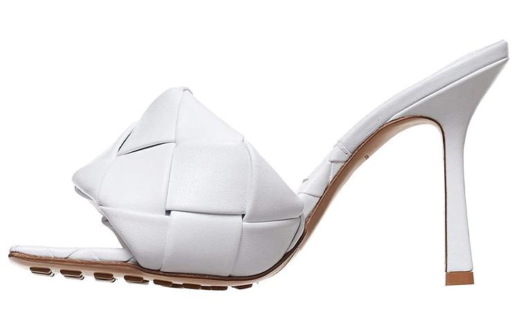 Bottega Veneta Bottega Veneta Lido Slip Resistant Slide Slippers Women's White