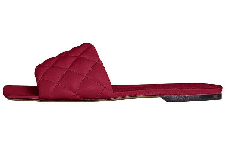 Bottega Veneta Bottega Veneta Slide Slippers Women's Red