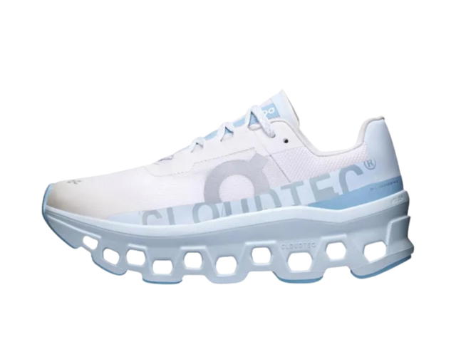 On Running On Running Cloudmonster White Blue (Women's) - view 2