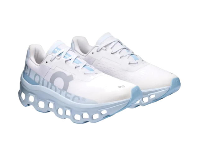 On Running On Running Cloudmonster White Blue (Women's) - view 3