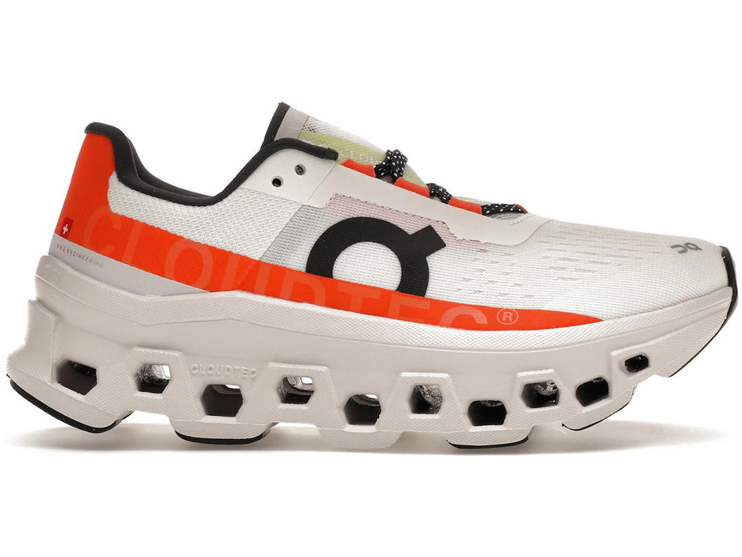 On Running On Running Cloudmonster Undyed-White Flame (Women's)
