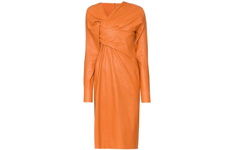 Bottega Veneta Bottega Veneta Long-Sleeved Dresses Women's Orange