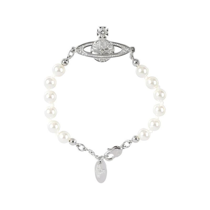 Vivienne Westwood Vivienne Westwood Mini Bas Relief Bracelet - silver
