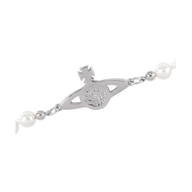Vivienne Westwood Vivienne Westwood Mini Bas Relief Bracelet - silver - view 3