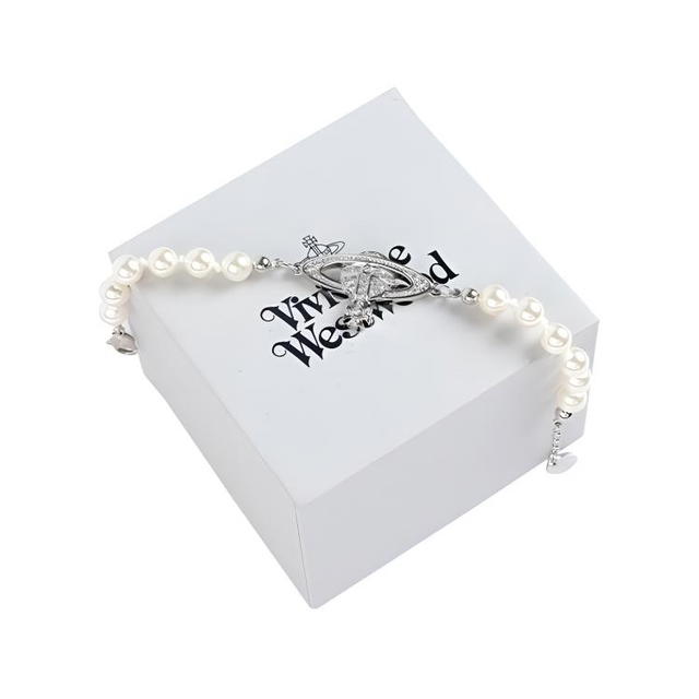 Vivienne Westwood Vivienne Westwood Mini Bas Relief Bracelet - silver - view 5