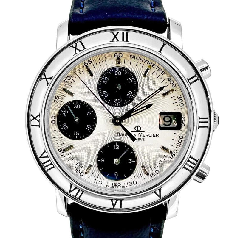 Baume & Mercier Baume & Mercier Baume & Mercier Chronograph Automatic 6104.000.2 White Blue