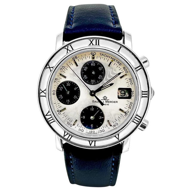 Baume & Mercier Baume & Mercier Baume & Mercier Chronograph Automatic 6104.000.2 White Blue - view 2