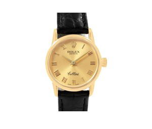 Buy Rolex Cellini Classic 18k Yellow Gold Ladies Watch Champagne at Sasom – Authentic and Ready to Ship