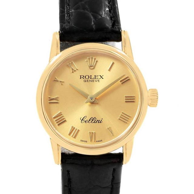 Rolex Rolex Cellini Classic 18k Yellow Gold Ladies Watch Champagne - view 1