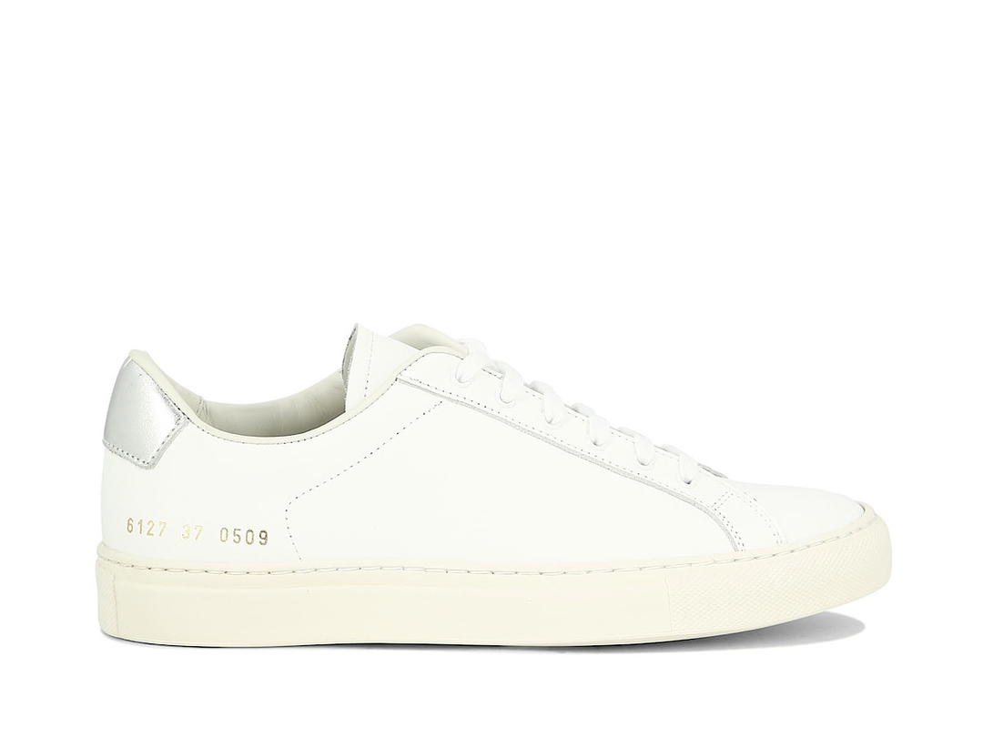 Common Projects Common Projects Retro Classic Sneakerswhite Pelle Gomma (W)
