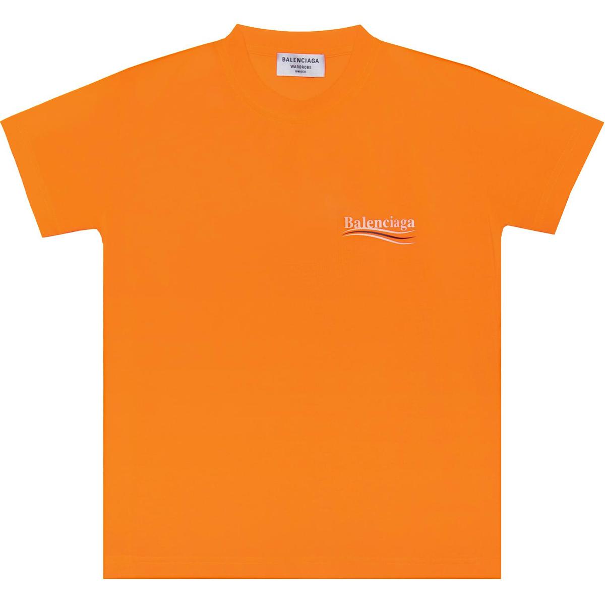 Balenciaga Balenciaga Political Campaign Small Fit T Shirt 'Fluorescent Orange'