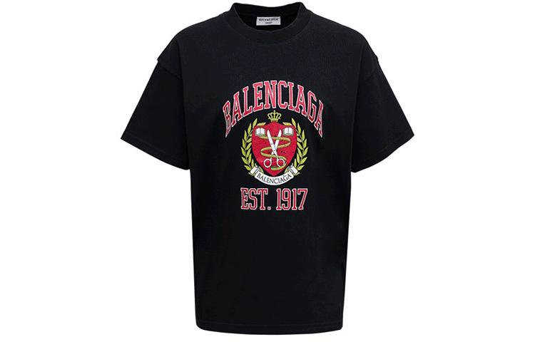 Balenciaga Balenciaga Regular T-Shirt Women's Black Regular Fit