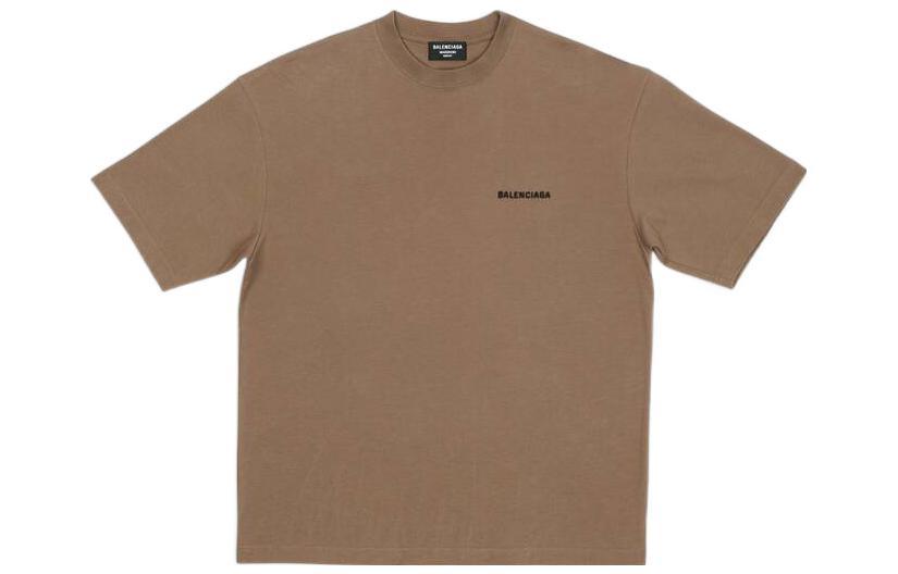 Balenciaga Balenciaga Back Logo Regular Fit Vintage T shirt