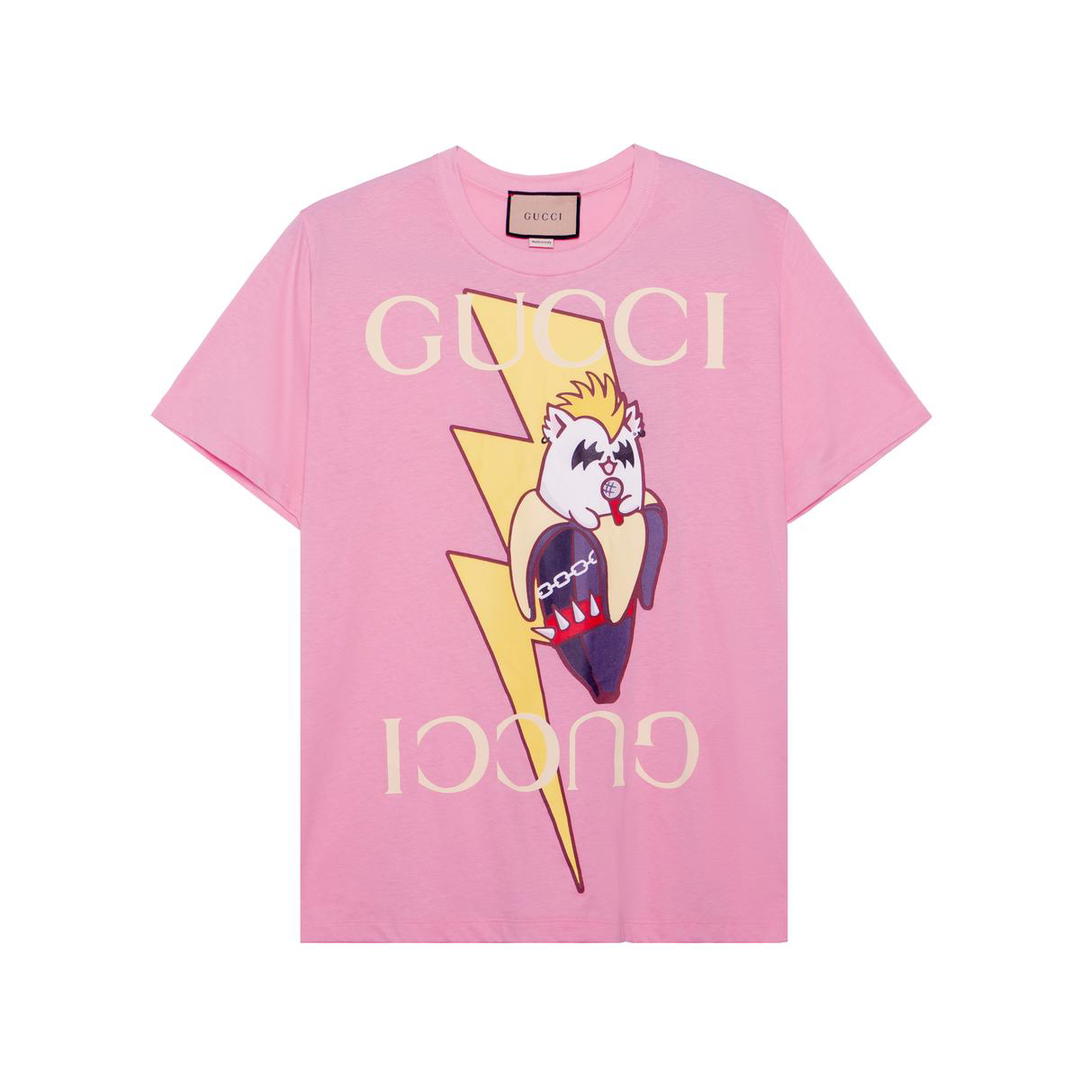 Gucci Gucci X Bananya Graphic print Cotton T shirt