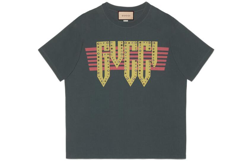 Gucci Gucci Logo Print T shirt