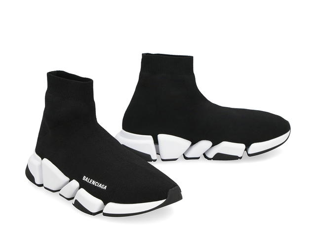 Balenciaga Balenciaga Speed Knitted Sockstyle Sneakersblack Polyurethane 80 Rubber Elastane 20 CARRYOVER - view 3