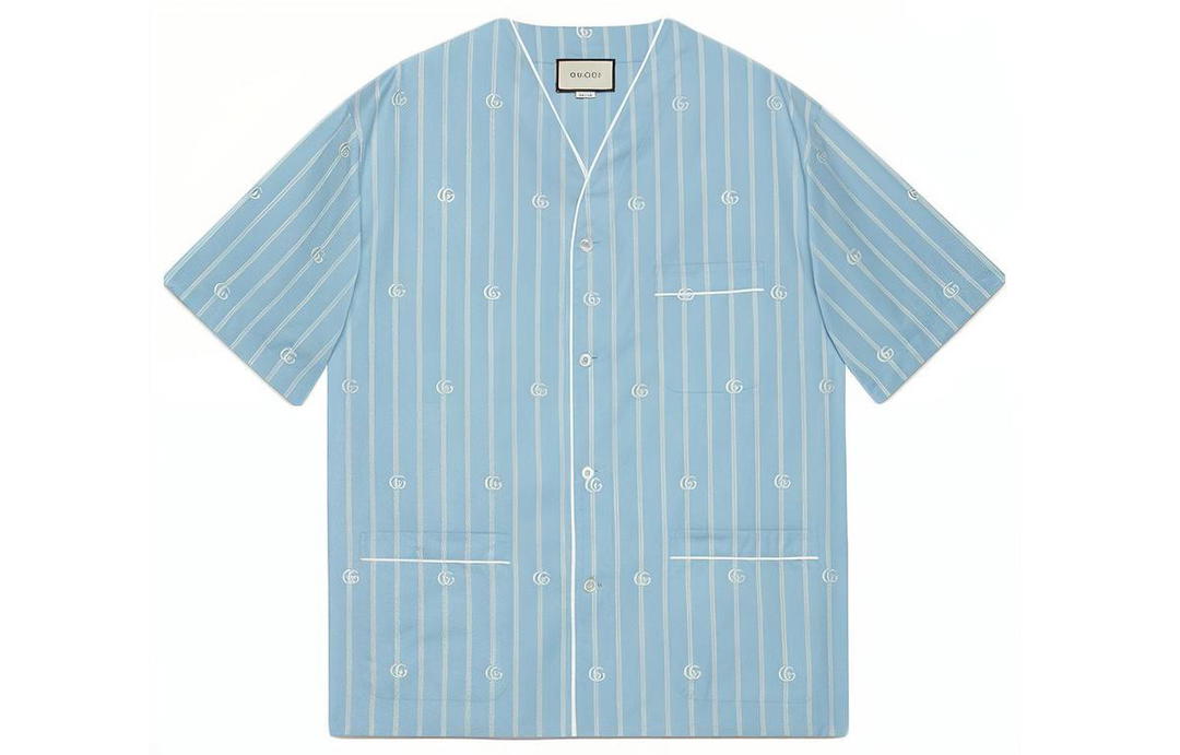 Gucci Gucci Shirts Men Blue