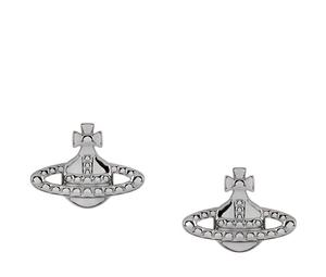 Buy Vivienne Westwood Brass Stud Earrings Women's Silver at Sasom – Authentic and Ready to Ship