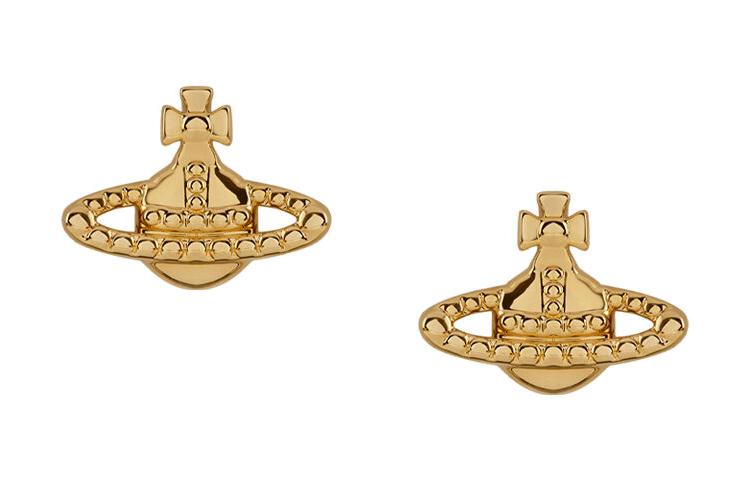 Vivienne Westwood Vivienne Westwood Brass Stud Earrings Women's Gold