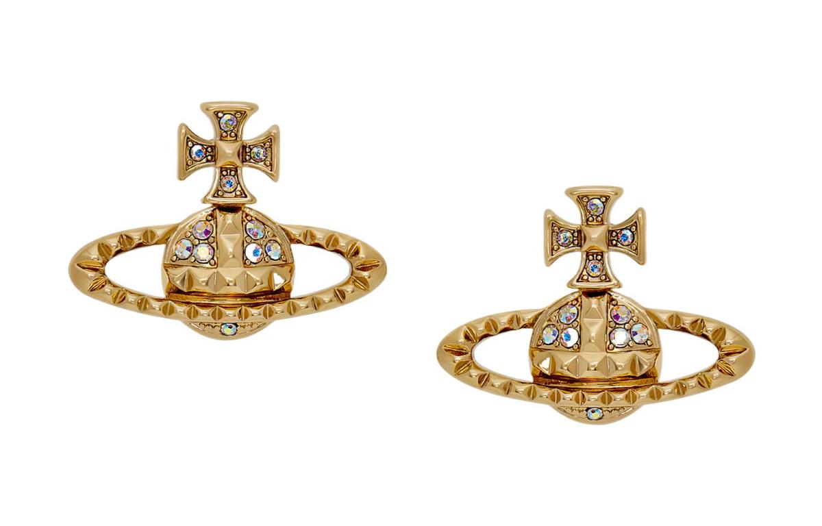 Vivienne Westwood Vivienne Westwood Orb Crystal embellished Earrings
