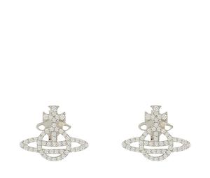 Buy Vivienne Westwood Calliope Embellished Orb-plaque Earrings at Sasom – Authentic and Ready to Ship