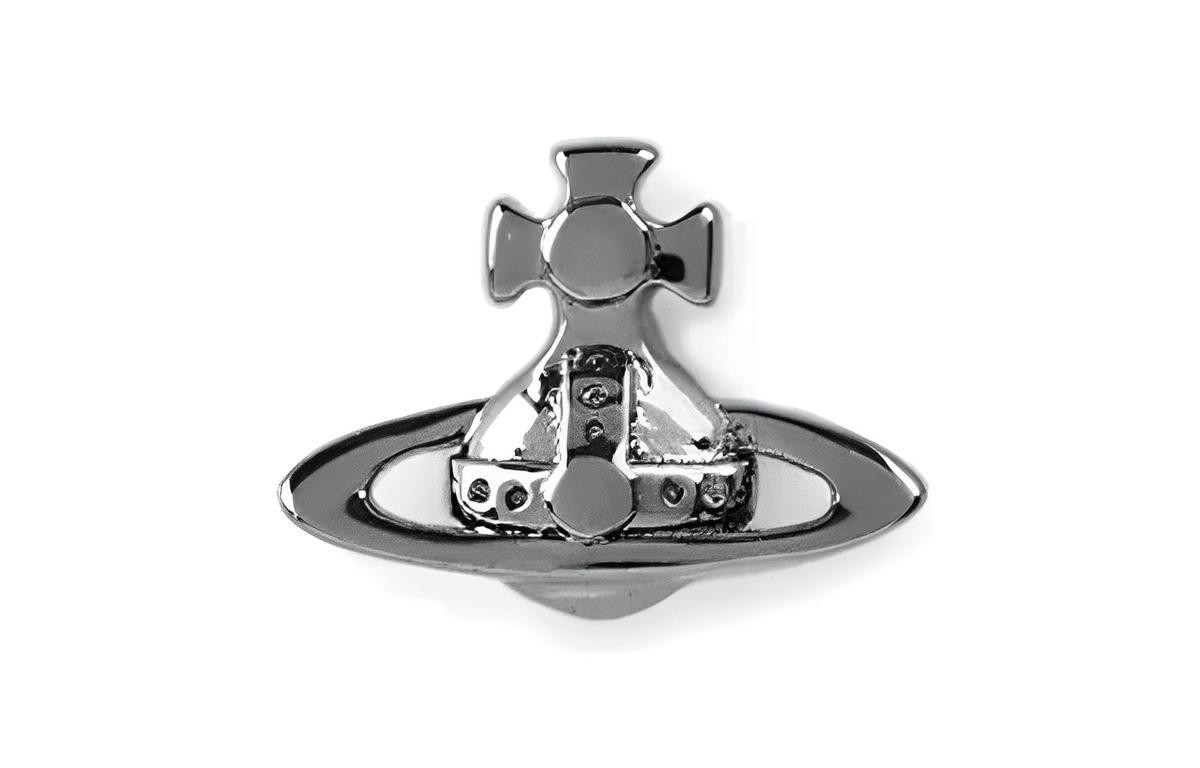 Vivienne Westwood Vivienne Westwood Brass Stud Earrings Men's Gunmetal Gray