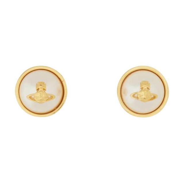 Vivienne Westwood Vivienne Westwood Brass Earrings - gold - view 1